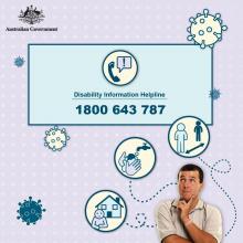 Disability Information Helpline 1800 643 787 Australian Government logo