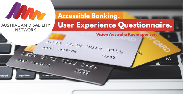 Australia Disability Network banner advertising the User Experience Testing Survey