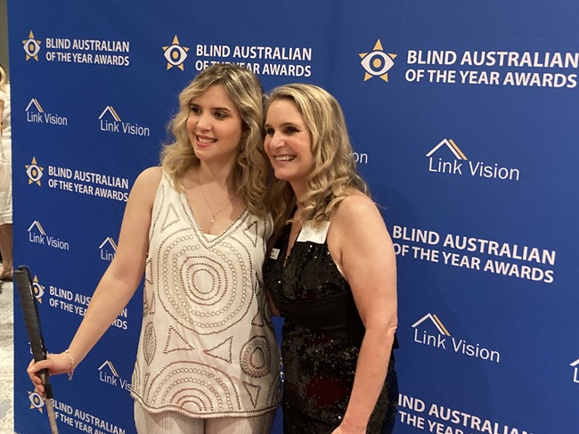 Reggie Bird with musician Rachael Leahcar