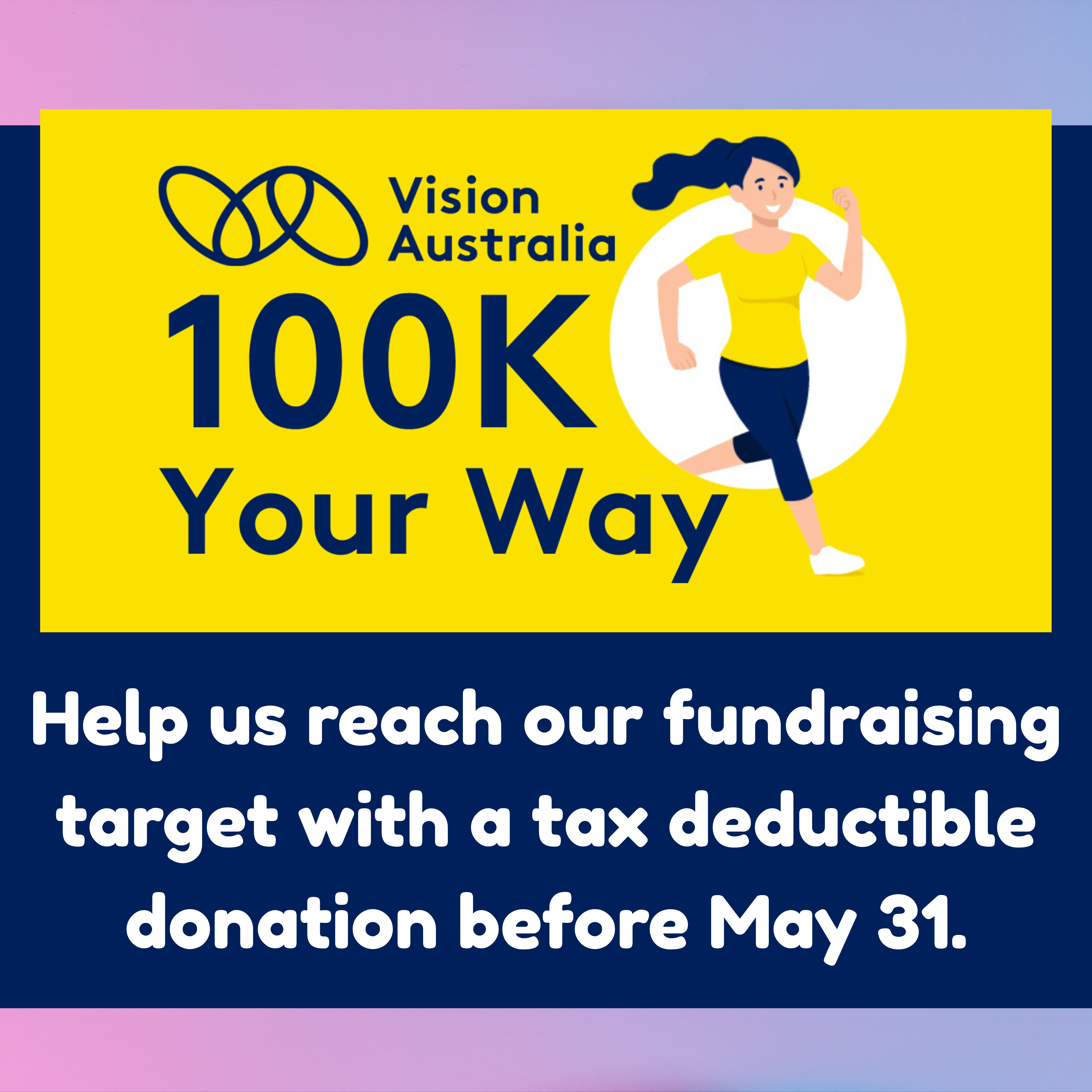 The logo of the 100K Your Way initiative