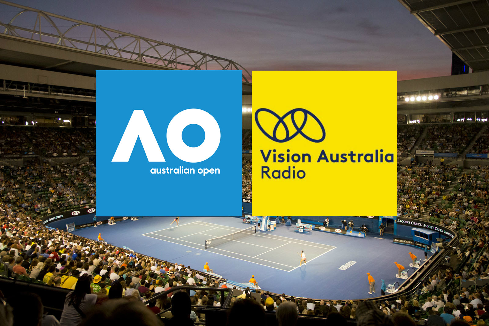 The Australian Open Grand Slam is live across Vision Australia Radio Vision Australia Radio