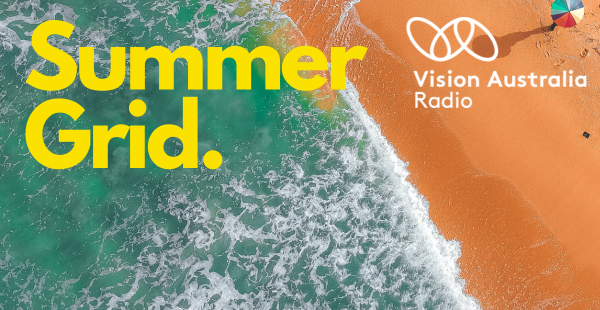 A top down view of a sandy beach. The text on the top reads 'Summer Grid''