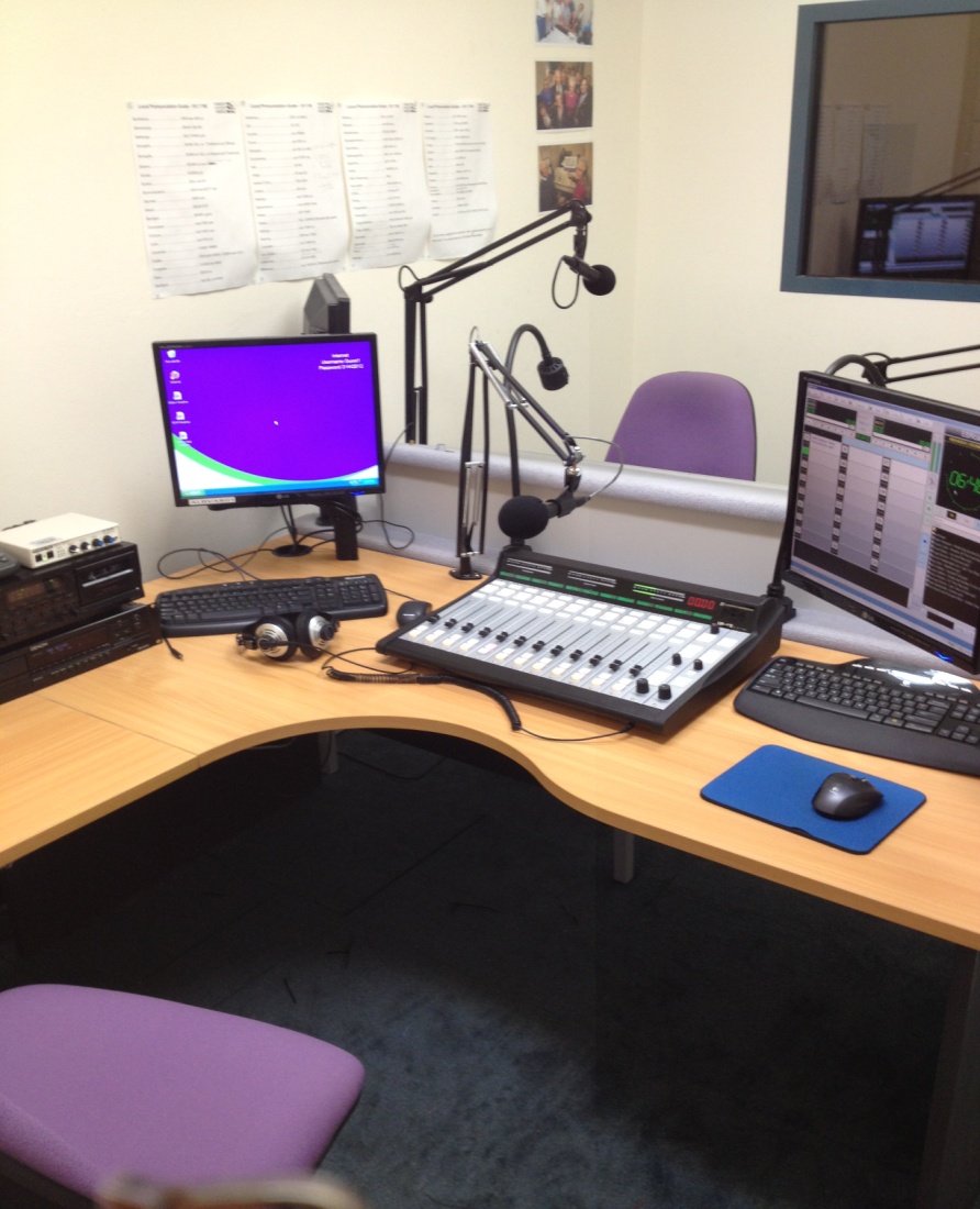 New digital desk in the Studio at VAR Albury