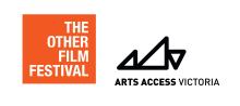 The Other Film Festival logo, combined with the Arts Access Victoria logo