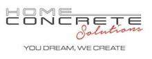 Home Concrete Solutions logo with tagline 'You dream, we create'